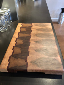 End Grain - Maple/Padauk/Walnut